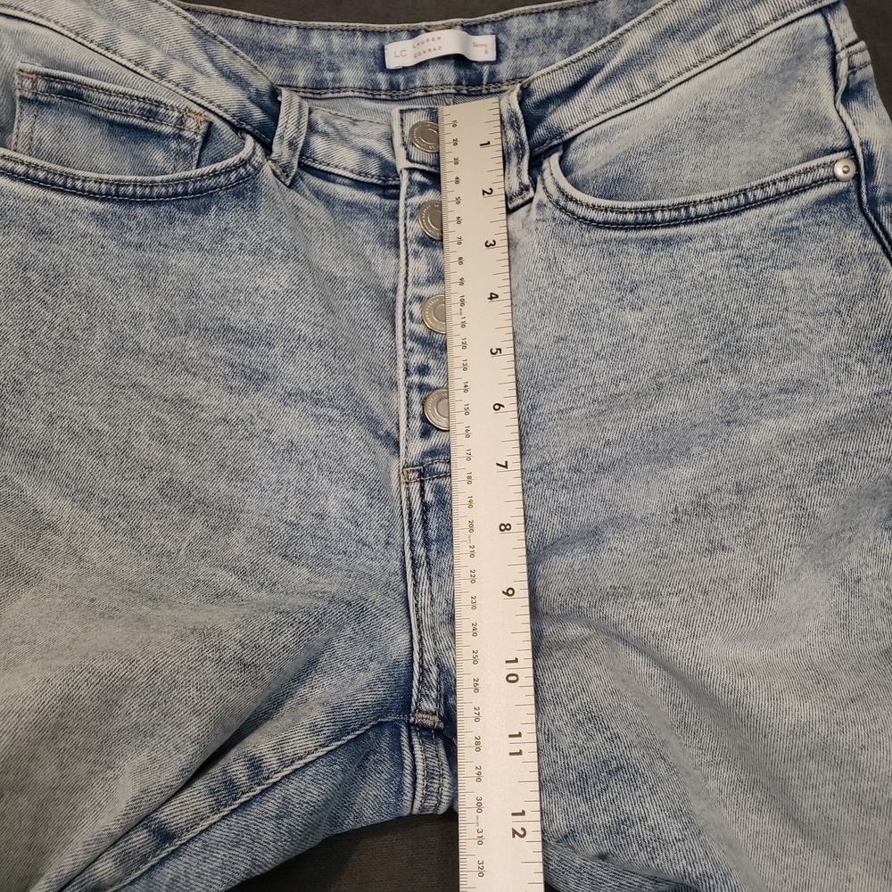 Lauren Conrad Jeans Womens Size 8 High Rise Skinny Button Fly Light Wash - Picture 4 of 9